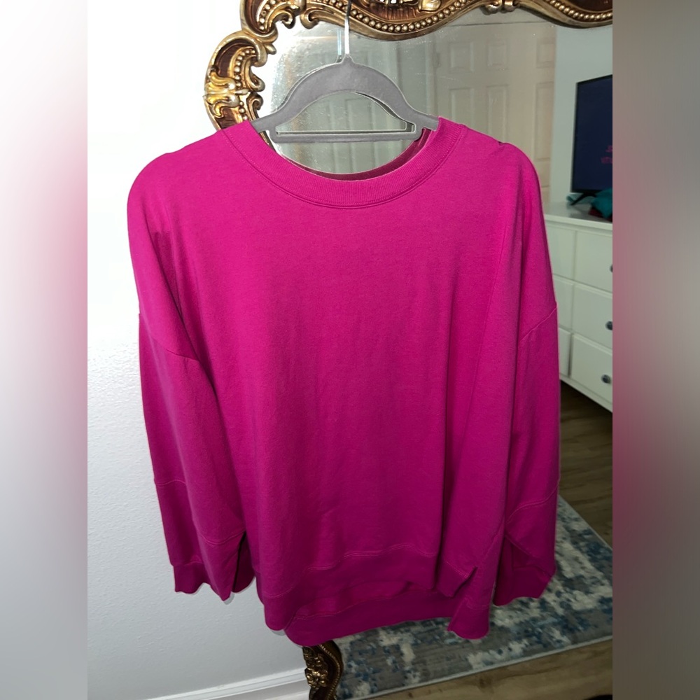 Pink sweatshirt